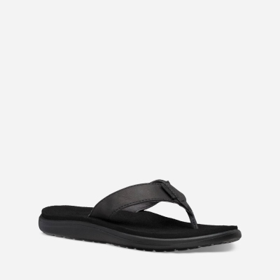 Teva Voya Leather Women's Flip Flops South Africa - VIQ786421